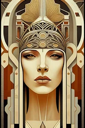 Biomechanical Artwork of Woman Beauty
