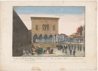 View of the Town Hall in Udine