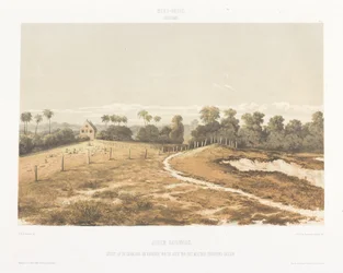 View of the Synagogue and Cemetery from the Cordon Path (Views from the Dutch West Indies)