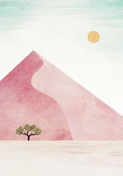 Pink Desert Solitude