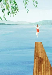 Summer Lake Jump