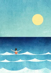 Sunny Ocean Swim