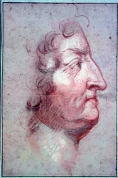 Profile Portrait of King Louis XIV of France