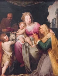 Holy Family with St Anne and St John