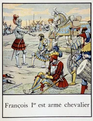 François 1er is Armed Knight - in Petite Histoire de France by Jacques Bainville, Edited by Mane