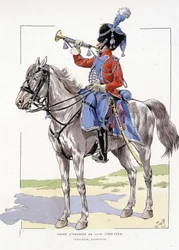 Guard of Honour of Lyon from 1804 to 1814, Trumpet Horseman - in 