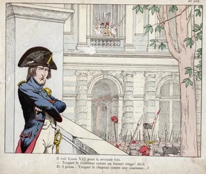He saw Louis XVI for the second time (Invasion of the Tuileries, June 20)