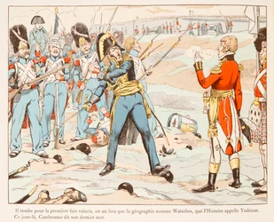 A Waterloo Cambronne Against the English Asking Him to Go in 1815