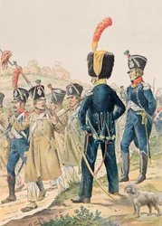 Outfit of French Troops at All Times: Officers of Voltigeurs and Light Infantry Hunters Under the First Empire