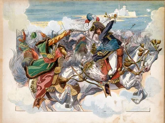 Joachim Murat During the Battle of Aboukir in 1799, Captured General Mustapha Pasha