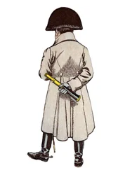 Portrait of Napoleon Bonaparte (lithograph by Job from Le Grand Napoleon des Petites Enfants)