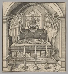 Gruftblatt, plate 24 from Historical Scenes from the Life of Emperor Maximilian I from the Triumphal Arch