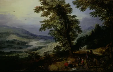 Mountain Road with Travelers, c. 1610-25