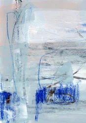 Blue Abstract Flow